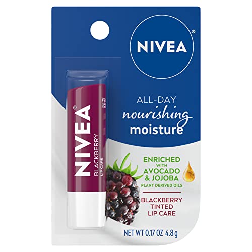 Nivea Lip Care Blackberry 1.7 Ounce Carded (6 Stück)