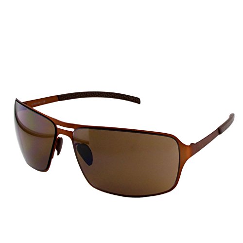 ActiveSol HYPERION Sonnenbrille Herren | anthrazit/braun/schwarz | verspiegelt/un-verspiegelt | UV-400 Schutz | Metall-Gestell (brown with brown lenses)