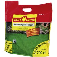 Wolf Garten Rasen-Langzeitdünger, organisches Material, grün, 33 x 26 x 13 cm, 636049