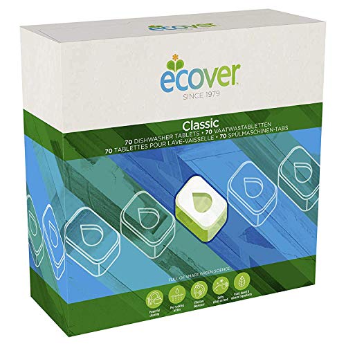 Ecover | Dishwasher Tablets - 70 Washes | 1 x 1.4kg