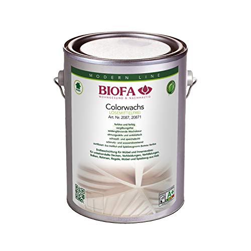 Biofa | Colorwachs lösemittelfrei | farbig - weiß Größe 2,50 L