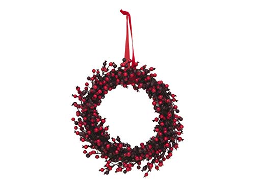 EUROPALMS 83500502 Berry Wreath Mixed 46 cm, Mehrfarbig, One Size