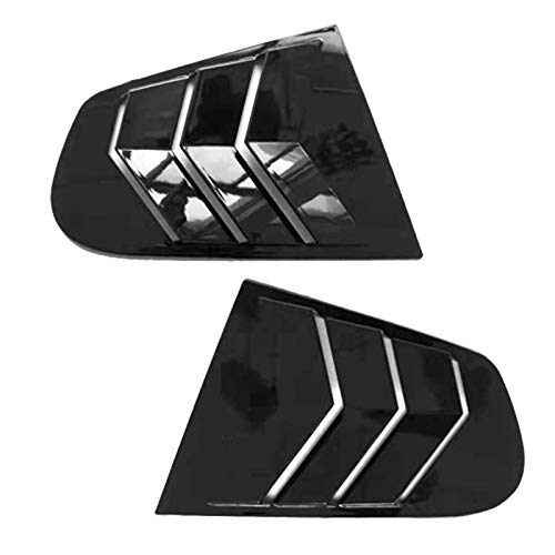 Katigan Auto Seiten Fenster Luft Schlitz Schaufel Abdeckung EntlüFtung Carbon Surface Stil Spoiler Dekorativ für Scirocco 2009-2018