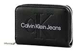 Calvin Klein Accordion Zip Around Fashion Black