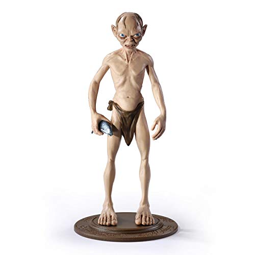 The Noble Collection Bendyfigs Gollum Officially Licensed 19cm Lord of The Rings Bendable Toy Posable Collectable Doll Figures with Stand - for Kids & Adults