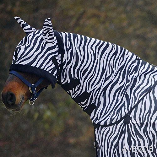 WALDHAUSEN Fliegenhalsdecke Zebra Pony, schwarz/weiß