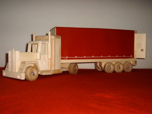 Auto aus Holz Holzauto Laster Truck Spielzeug LKW Nr1C