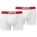 Levi's 4 er Pack Levis Boxer Brief Boxershorts Men Herren Unterhose Pant Unterwäsche, Bekleidungs, XXL, 317 - White/White
