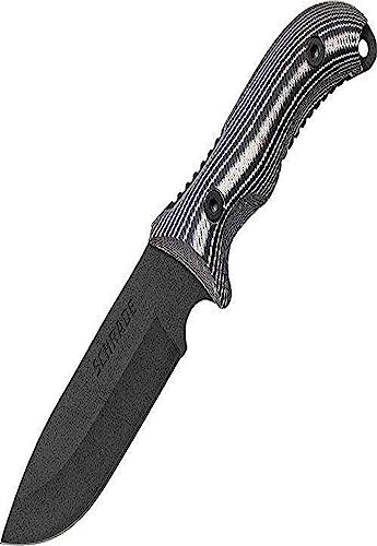Schrade SCHF36M Outdoormesser | Klingenlänge: 13.34 cm-Griff: Micarta-Frontier Fixed Blade, Steel, mehrfarbig
