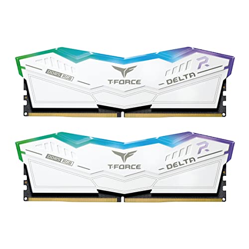 TEAMGROUP RAM Team D5 6200 32GB C38 Delta RGB White K2