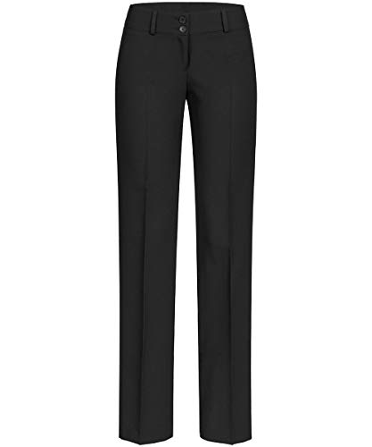 GREIFF Damen-Hose Anzug-Hose, Farbe: Schwarz, Gr: 40