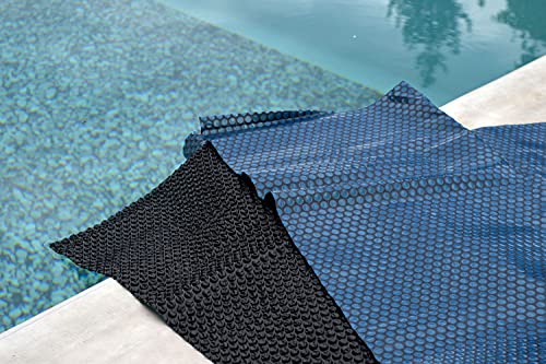 SPIRATO Solarnoppenfolie blau/schwarz für Pool 5,40 x 2,70 m Rechteck 200mic