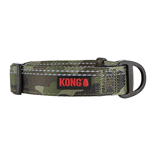 KONG Max HD Hundehalsband, ultra-strapazierfähig, Neopren, gepolstert, Größe S, Camouflage