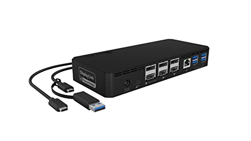 ICY BOX USB-C Docking Station, 3X Videoausgabe bis 4K, 3X DisplayPort/ 3X HDMI, 6X USB 3.0, Power Delivery