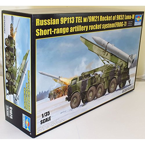 Trumpeter 001025 1/35 9P113 Tel W/9M21 Rakete auf Frog-7