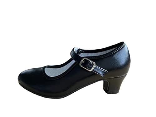 La Senorita Spanische Flamenco Schuhe - Schwarz - Größe 37 - Innenmaß 23,5 cm