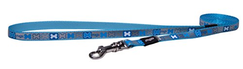 Rogz HLM240-Y Pupz Reflecto Leine/Reflective Puppy, XS, hellblau