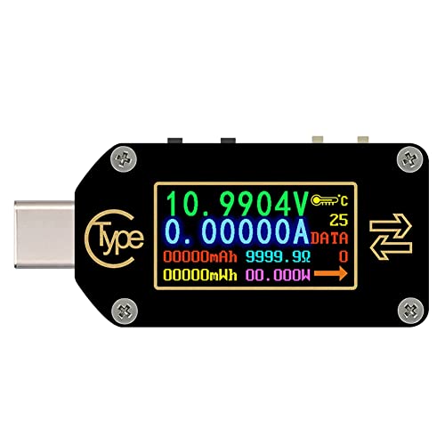 PAMENET Rd Tc66 Typ-C Pd Trigger USB Voltmeter Amperemeter Ersatzzubehör Spannung 2 Wege Strommesser Multimeter Pd Ladegerät Batterie USB Tester1
