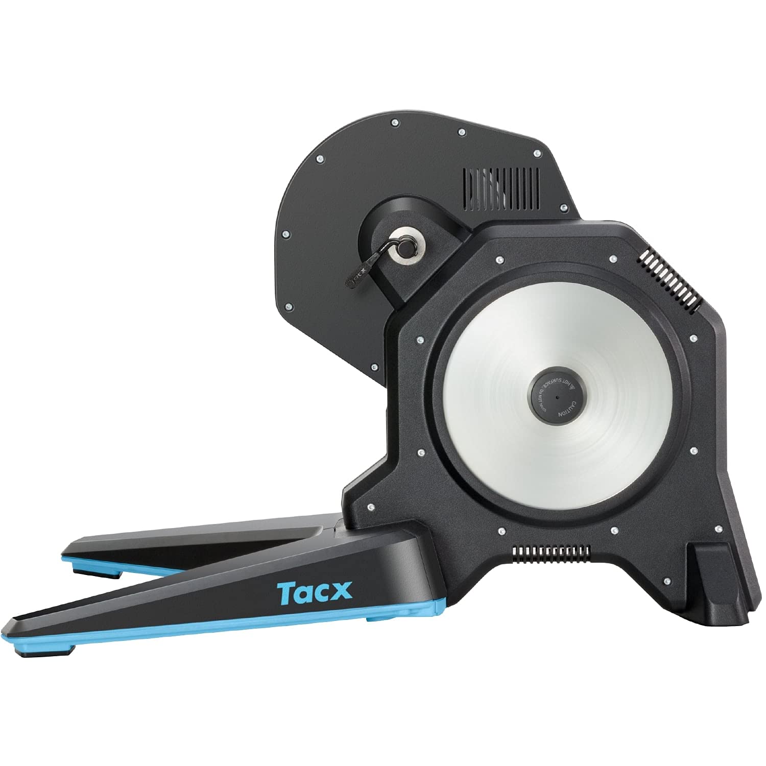 TACX FLUX 2 Smart Trainer – 2000W Widerstand, 16 % max. Steigung, ANT+/Bluetooth Technologie für Zwift, TACX etc., Daten zu Geschwindigkeit/Trittfrequenz/Leistung, realistisch, leise und präzise