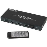 Lindy HDMI 4K UHD 4x4 Matrix - Video/Audio-Schalter - Desktop (38152)