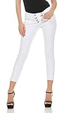 Buena Vista Damenjeans Malibu 7/8 Stretch Twill Jeans Hose (S, 032 White)
