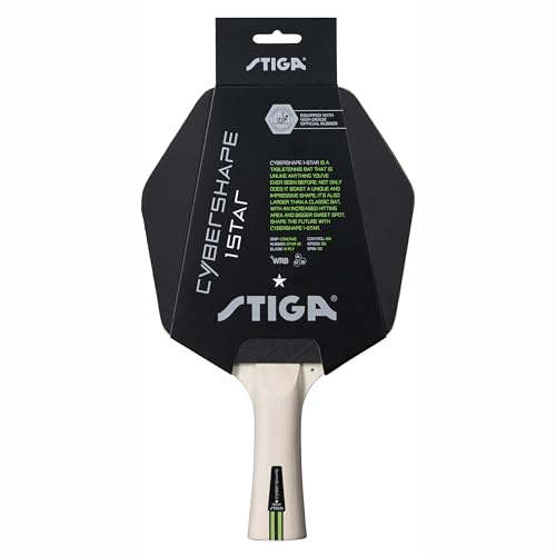 STIGA Tischtennisschläger Cybershape 1-Star - Optimaler Kontrolle und einzigartiger Form
