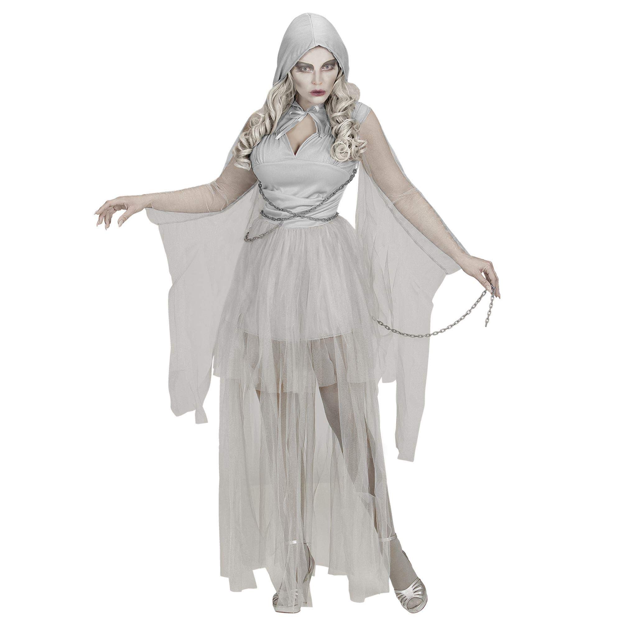 "CHAINED GHOSTLY SPIRIT" (hooded dress, chains) - (L)