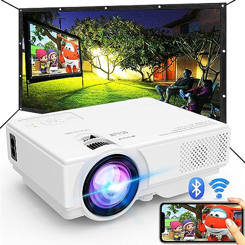 LOZOYOctor with WiFi, 2023 Upgrade 8500L [100" Projector Screen included] Projector for Outdoor