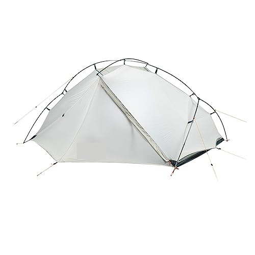 Campingzelt 1-2 Personen Serie Zelt Ultraleichtes wasserdichtes weißes Outdoor-Campingzelt