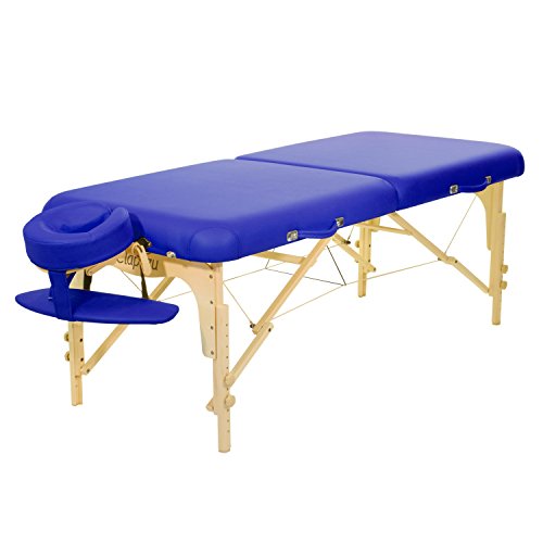 Mobile Massageliege Clap Tzu CLASSIC PRO SET, 184x75 cm, marina