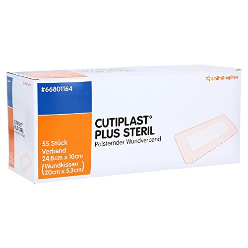 Cutiplast Plus Steril 10x24,8 Cm Verband 55 St