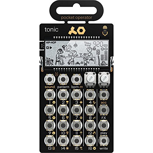 Teenage Engineering PO-32 Tonic Pocket Operator - Leistungsstarker Drum- und Percussion-Synthesizer mit eingebautem Mikrofon