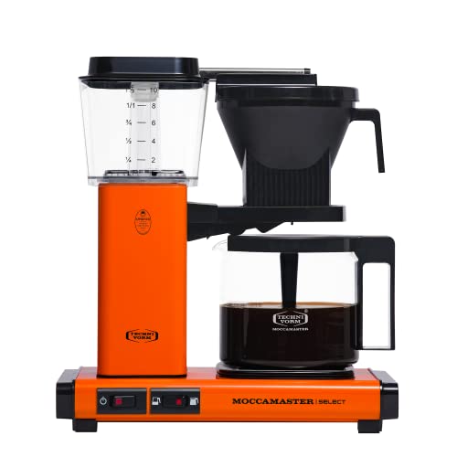 Moccamaster Filter Kaffeemaschine KBG Select, 1.25 Liter, 1520 W, Orange