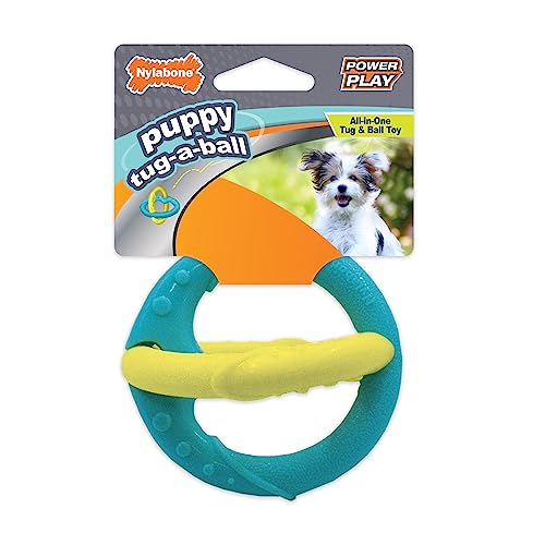 Nylabone Puppy Power Play Tug-a-Ball, klein/normal, 1 Stück