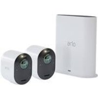 Arlo Ultra 2 Security System - Gateway + Kamera(s) - drahtlos (802.11b, 802.11g, 802.11n, 802.11ac, Bluetooth 4.2 LE) - 2 Kamera(s) - weiß