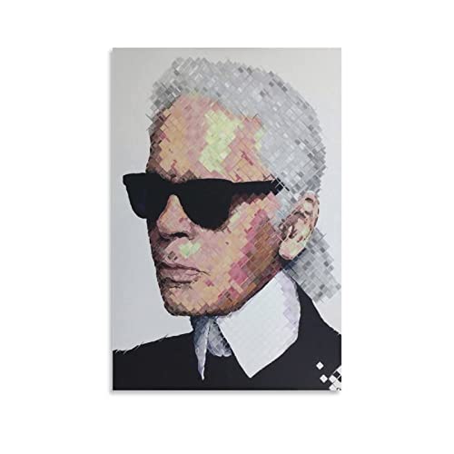 AIPHE Leinwand Bilder Kunst Karl Lagerfeld-236 Poster Gemälde 60x90cm Kein Rahmen