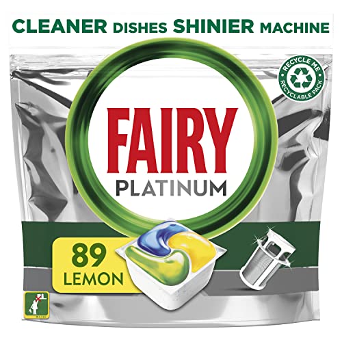 Fairy Platinum All In One Geschirrspültabs, Zitrone, 89 Tabletten