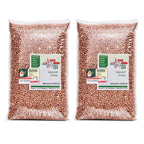 Paul´s Mühle Erdnüsse mit Haut Light Skin 2 x 10 kg Beutel