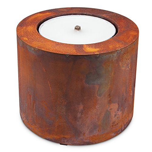 Scheulen Metall Zylinder Rost inkl. Flammschale Ø 26 cm/20 cm