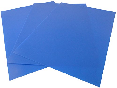 Pavo Einbanddeckel-Klarsichtfolie A4, PP-Folie, 0.40 mm, 100-er Pack, dunkelblau