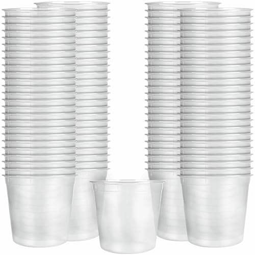 BLUESKY Deli-Behälter aus Kunststoff, perfekt für Mahlzeitenvorbereitung, Restaurant und Zuhause, 4,7 l, Weiß