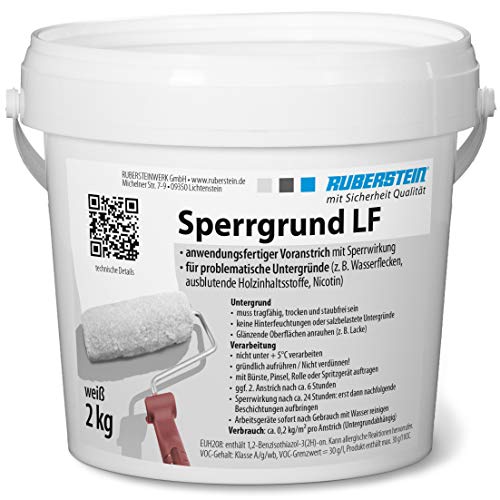 Ruberstein® Sperrgrund LF weiß 2 kg