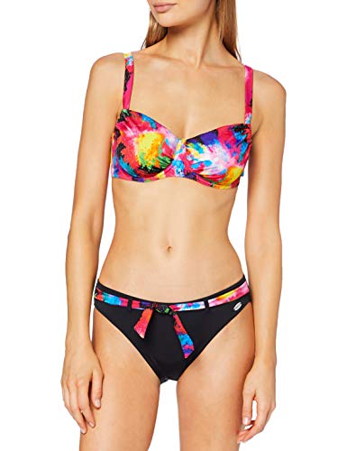 Fashy Damen Bikini, Mehrfarbig Gemustert, 44C