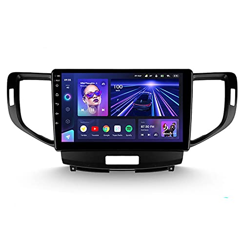 ADMLZQQ Für Honda Accord 8 2008-2012 9 Zoll Autoradio Multimedia Player Head Unit, Android 10.0 GPS Navigation, Bluetooth/FM/DSP/Lenkradsteuerung/Rückfahrkamera,Cc3 4+64g