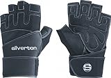 Silverton Herren Fitness-gewichtheberhandschuh Power Plus Handschuhe, Schwarz, XL