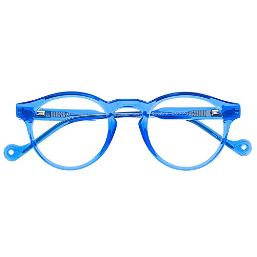 DIDINSKY Blaulichtfilter Brille für Damen und Herren. Blaufilter Brille mit stärke oder ohne sehstärke für Gaming oder Pc. Acetate Tempel und Blendschutzgläser. Klein +2.0 – DIPITTI