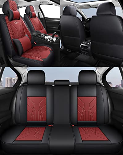 NOBQUA Sitzbezüge Auto Autositzbezüge Universal Set für SEAT Tarraco/Tarraco Xcellence/Tarraco FR/Tarraco FR Sport/Toledo/Toledo(5P)/Toledo Sport(5P)/Toledo (KG)/Toledo FR Line(KG)/ Auto Zubehör