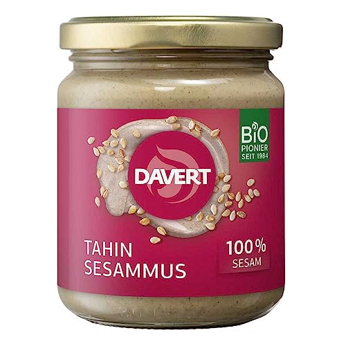 DAVERT Aufstrich, Bio Tahin Sesammus, 250g (12er Pack)