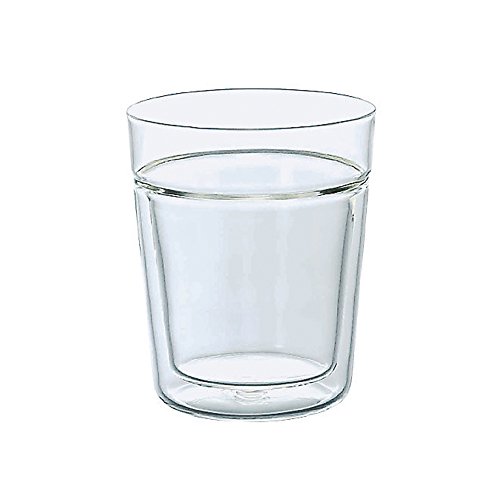 HARIO VD 260 ml Rock Glas isoliert doppelwandig Trinkglas