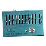 IRIN Overdrive Distortion Ten Segment Eq Effect Guitar Pedal Device, Amplify Speaker Sound, Wide Tone Shaping, Suitable For Live Performances(C)